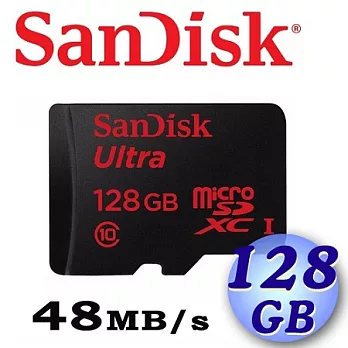 【代理商公司貨】SanDisk 128GB Ultra 48MB/s microSDXC UHS-I 記憶卡