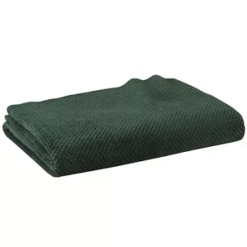 [MUJI 無印良品]暖纖毛鹿子織毛毯/S/單人/綠色
