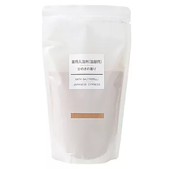 [MUJI 無印良品]泡澡劑補充包(檜木)/380g