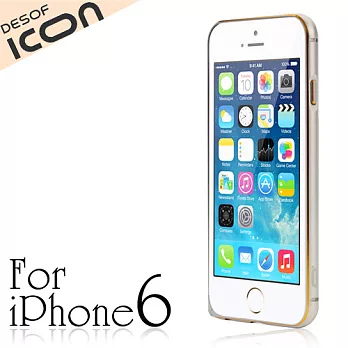 DESOF iCON No.6 iPhone6 4.7吋鋁合金金屬邊框(鈦金銀)