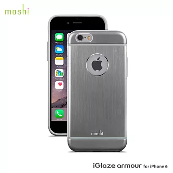 moshi iGlaze armour for iPhone 6 超薄鋁製保護背殼鈦灰