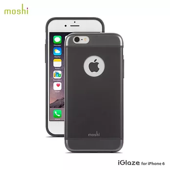 moshi iGlaze for iPhone 6 超薄時尚保護背殼黑