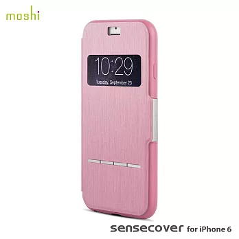 moshi SenseCover for iPhone 6 感應式極簡保護套桃紅