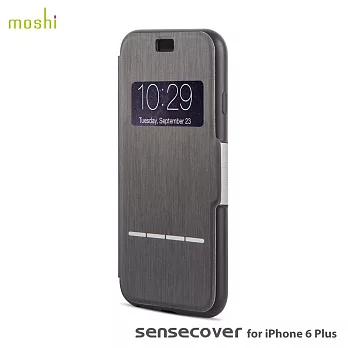 moshi SenseCover for iPhone 6 Plus 感應式極簡保護套黑
