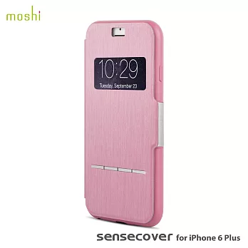 moshi SenseCover for iPhone 6 Plus 感應式極簡保護套桃紅