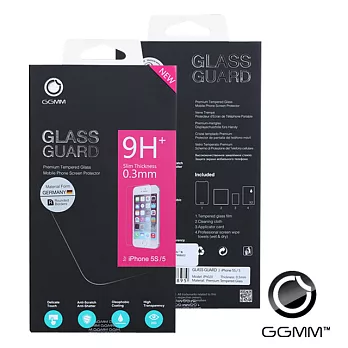 GGMM iPhone 5 / 5s超薄抗藍光指紋玻璃保護貼透明