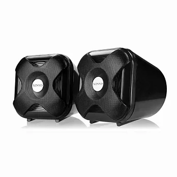 KINYO X鋼炮USB立體聲喇叭 US-175黑色