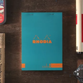 Rhodia 彩色特別版高級橫間筆記本(A5)(14.8x21cm)(綠松石)