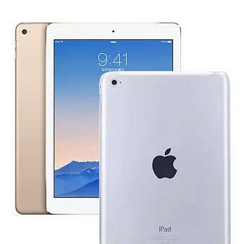 APPLE iPad Air 2 TPU 防衝擊透明清水保護套(附保護貼)