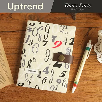 Uptrend Fabric Diary 布手帳-時間光廊‧桃色