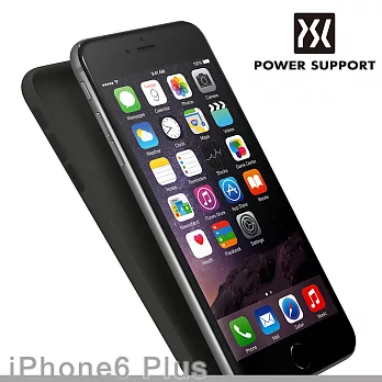 POWER SUPPORT iPhone6 Plus Air jacket 保護殼 - 黑色(附亮面螢幕保護貼)