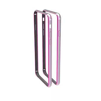 fnte iPhone 6 超輕量雙色鋁合金框玫瑰粉
