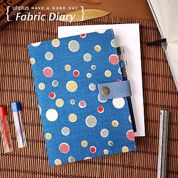 uhplus Fabric Diary 布手帳- 島國物語。琉璃丸(水藍)