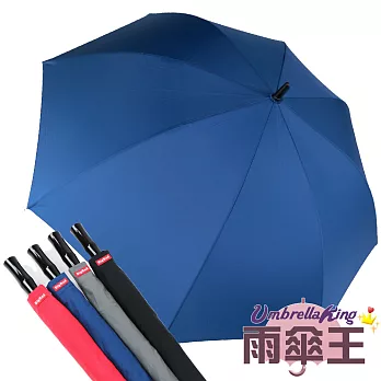 【雨傘王】BigRed GOLFER 30吋超大傘面自動直傘-深藍深藍