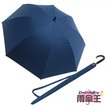 【雨傘王】頂天高爾夫☆ 30吋超大傘面自動直傘-頂天深藍深藍