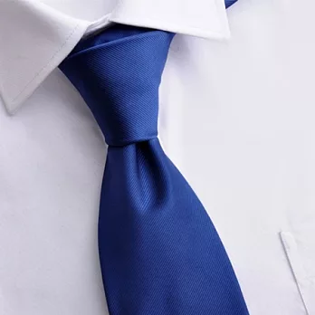 A+ accessories 男士商務藍色細斜條紋領帶(LD002)