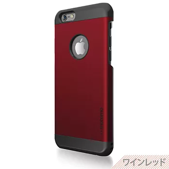 【日本MOTOMO】INO METAL CASE金屬保護殼iPhone6-BR1酒紅