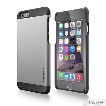 【日本MOTOMO】INO METAL CASE金屬保護殼iPhone6-BR2銀