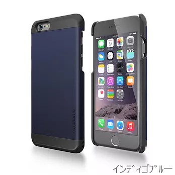 【日本MOTOMO】INO METAL CASE金屬保護殼iPhone6-BR2靛藍