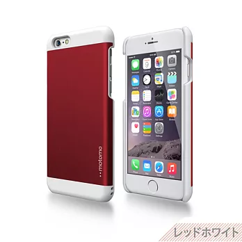 【日本MOTOMO】INO METAL CASE金屬保護殼iPhone6-BR2紅