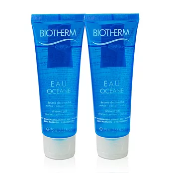 BIOTHERM 碧兒泉 海洋香氛沐浴膠75ml*2 (保存期限至2017/06)