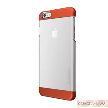 【日本MOTOMO】Wing透明感手機保護殼iPhone6 Plus橘