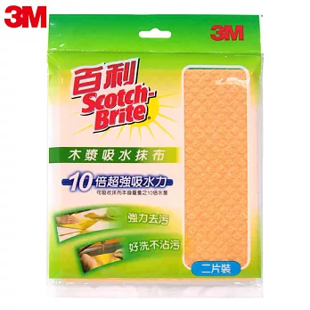 3M 魔布系列百利木漿吸水抹布-(2片裝)