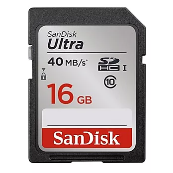 SanDisk Ultra SDHC Class10 16GB記憶卡 40MB/s