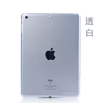 iPad mini1/mini2/mini3 TPU軟膠保護殼 透明白
