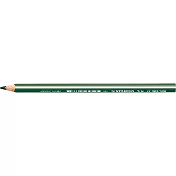 STABILO 德國天鵝牌 Trio thick系列 三角筆身色鉛筆 單支深綠色