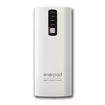 Enerpad IO-6000W 行動電源6000mA USB輸出5V/2.1A -優雅白