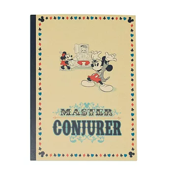 《sun-star》迪士尼奇幻魔術系列B5膠裝筆記本(魔術師)