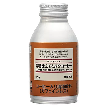 [MUJI 無印良品]罐裝咖啡(黑糖拿鐵)/270g