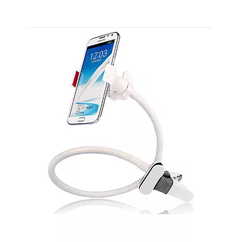 懶人專用智慧型手機萬用支架白色