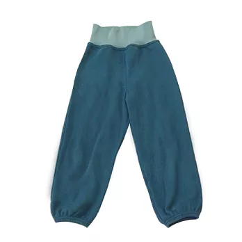 【和諧生活有機棉】兒童護肚縮口褲(精梳厚棉)蔚藍+水藍 3(10