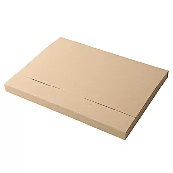 [MUJI 無印良品]牛皮紙折疊式文件收納盒/A4