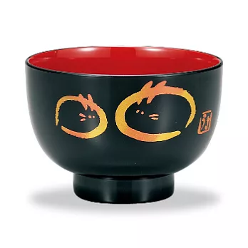 【PALETTE】日本製日式都汁湯碗(黑)(兔子)