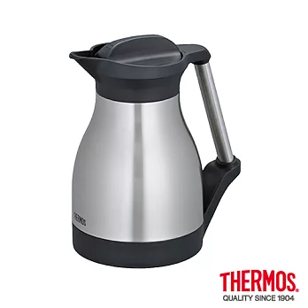 【THERMOS 膳魔師】不鏽鋼真空保溫壺1.5L(THU-1500-CS)CS(黑色)