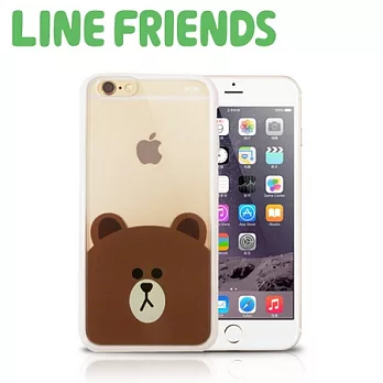 LINE FRIENDS iPhone 6經典款透明硬式保護殼熊大LN-I6BN