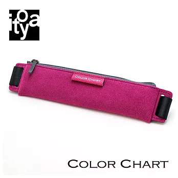 【ITOYA】COLOR CHART 攜帶式筆套 A5　洋桃紅