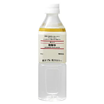 [MUJI 無印良品]PET日產梨子風味水/500ml