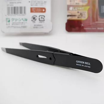 【日本製造】Green Bell ~ GT-224 頂級夾毛器【超級毛拔】黑色 Made in japan