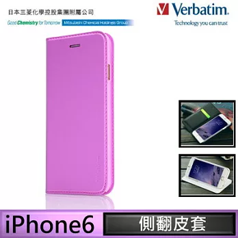 Verbatim 威寶 iPhone 6 Flip Case 翻蓋皮革手機保護套-粉色x1