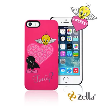 Zella iPhone5/5S Tweety天使與魔鬼系列保護殼粉色