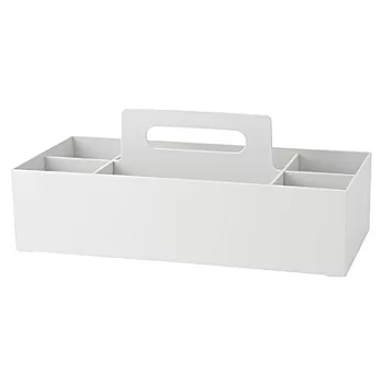 [MUJI 無印良品]PP手提收納盒/.白灰