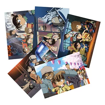 名偵探柯南-明信片套卡(1) (5入裝)