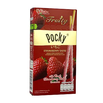【POCKY】泰國限定版 果肉棒-草莓口味 3盒/組
