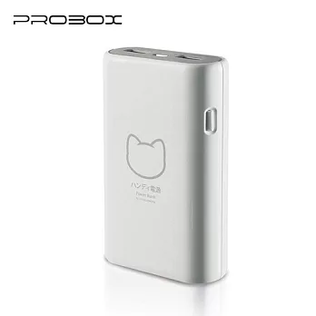 PROBOX 三洋電芯 貓之物語系列 7800mAh 行動電源白色