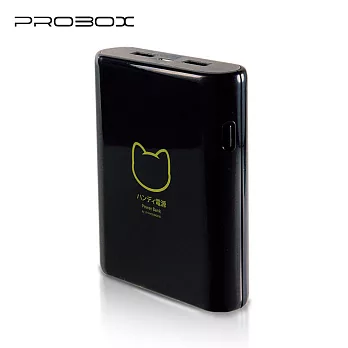 PROBOX 三洋電芯 貓之物語系列 10400mAh 行動電源-黑色