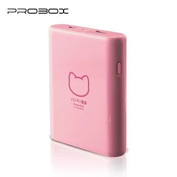 PROBOX 三洋電芯 貓之物語系列 10400mAh 行動電源-粉紅色